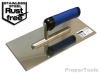 Professional Plasterers Finishing Trowel, Stainless Steel, soft grip handle