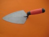 Professional bricklaying trowel with rubber hanle