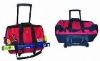 Professional durable handle rolling tool bag