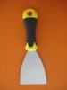 Professional scraper with rubber handle for construction