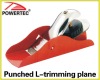 Punched L-trimming plane