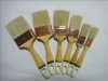 Pure hog bristle paint brush