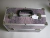 Purple decorative pattern aluminum tool case