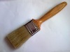 R64# pure double boiled white bristle paint brush with varnished beech wooden handle
