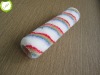 Rainbow stripe paint roller brushes