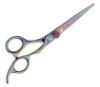 Razor Edge Baarber scissors titanium colour