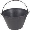 Recycled plastic buckets,plastic pail with handle