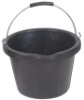 Recycled rubber construction buckets,Economy bucket