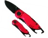 Red Hunting knife with Bottle opener