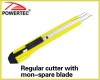 Regular cutter with mono-spare blade