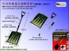 Removable portable plastic snow shovels/COLLAPSABLE CAR/TRUNK SHOVEL G801-C