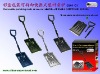 Removable portable plastic snow shovels/COLLAPSABLE CAR/TRUNK SHOVEL G801-C1
