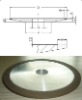 Resin, Diamond grinding wheel, for carbide