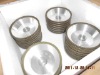 Resin bond dish-shaped grinding wheel for hss