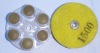 Resin bond floor polishing wheel