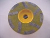 Resin filled segment grinding disc