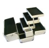 Ribbed Aluminum Jewelry Box