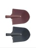 Round point spade without handle