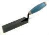 Rubber Handle Notched Bricklaying Trowel