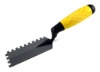 Rubber Handle Notched Bricklaying Trowel