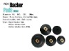 Rubber backer pads