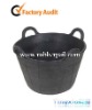 Rubber buckets,feed buckets,four handles rubber basket