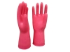 Rubber gloves/household gloves/latex flock lined gloves