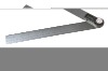 Rule for measuring angle and length