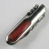S/S Multifunctional Knife With Wood inlay handle