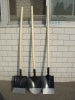 S501L wood handle shovel