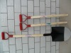 S503D wood handle shovel