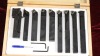 SETS OF 25*25mm 9pcs CNC CUTTING TOOLS WITH RECYCING INSERTS