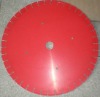 SILVERED WELDED DIAMOND SAW BLADE
