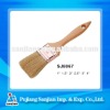 SJ8067 Wooden handle pure white bristle filament paint brush