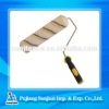 SJIE2011012 Acrylic fabric with Rubber handle grip paint roller brush