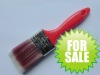 SNT fiber paint brush with plastic handle