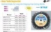 (STAZ)Deep teeth segmented diamond blade for Long life chipping-free cutting marble