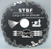 (STBF)Deep teeth segmented small diamond blade for long life cutting granite