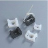 Saddle type tie mounts