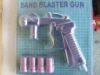Sandblast gun with nozzle