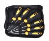 Screwdriver of zipper bag screwdriver set phillips slotted 206-6A