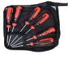 Screwdriver of zipper bag screwdriver set phillips slotted 210-6A