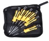 Screwdriver of zipper bag screwdriver set phillips slotted 213-6A