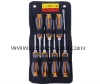 Screwdriver set of insert bag phillips slotted 311-7A