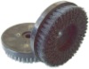 Scrubber disk brush