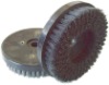 Scrubber disk brush