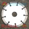 Segmented Small Diamond Blade for Fast Cutting Hard and Dense Material -- GEHD