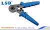 Self-adjusting crimping tool for cable ferrules