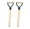 Short wooden shovel handles
