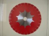 Silent core saw blade